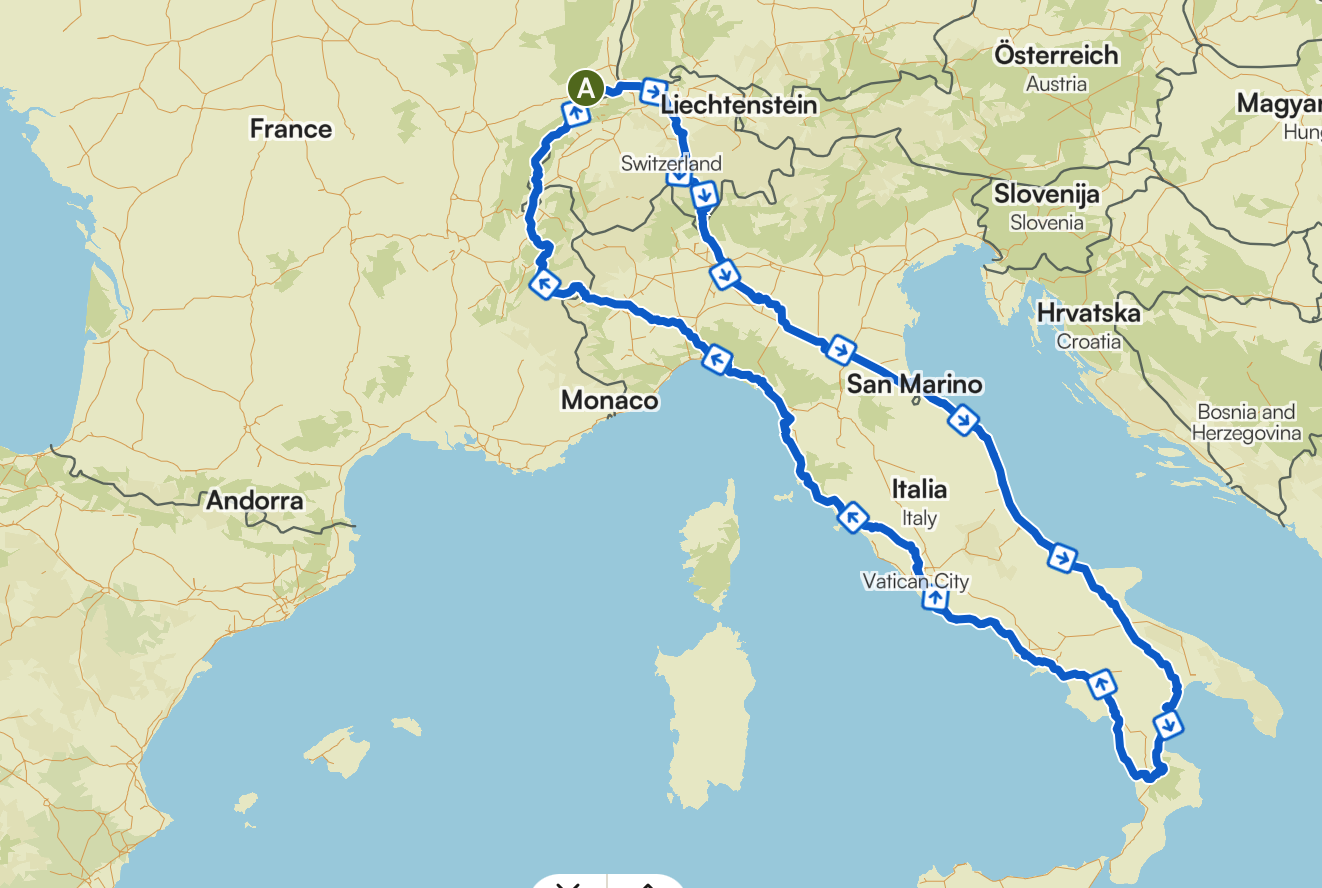 tour d'Italie